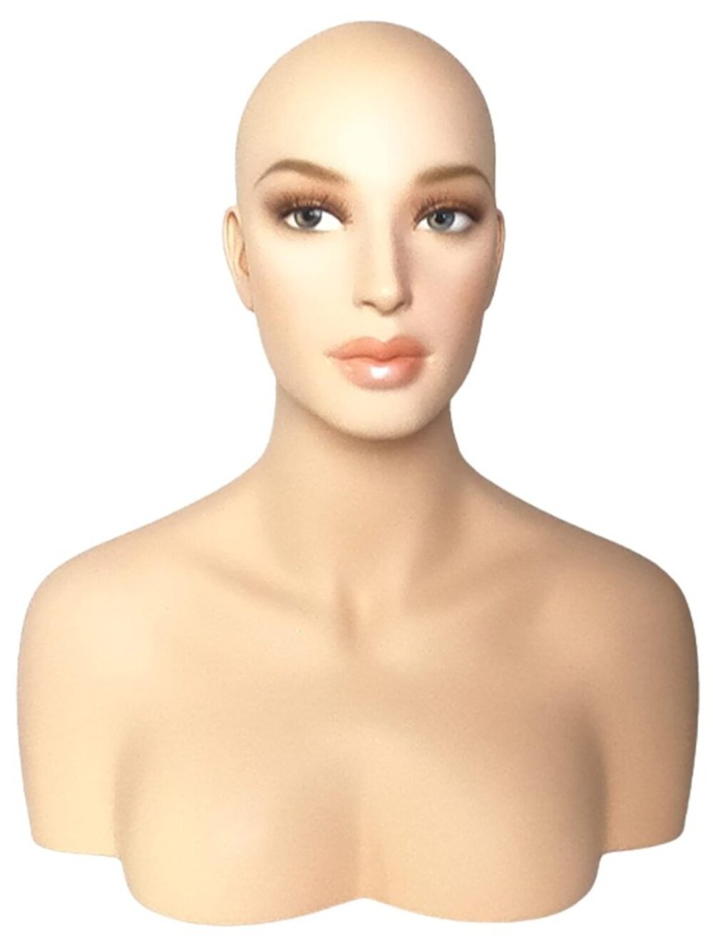 Realistic Mannequin Head Bust Wig Stand for Wigs & jewlery